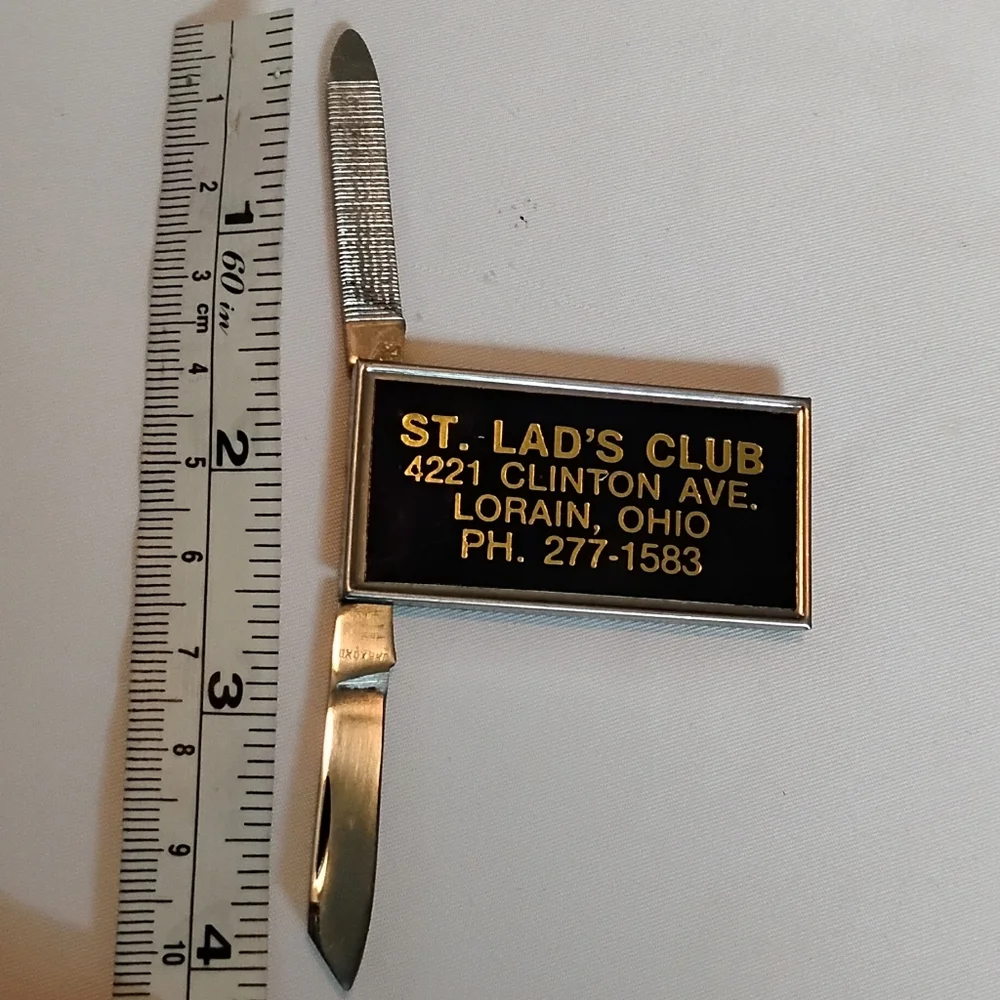 Vintage Wallet Nail Cleaner And File Accesory